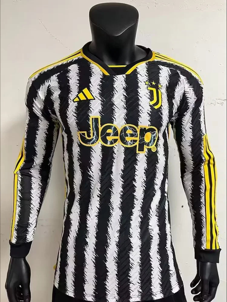 Maillots Homme Domicile Juventus 23/24 Noir S-XXL